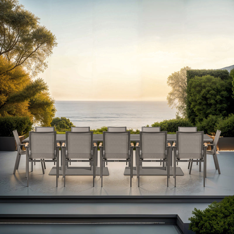 Aspen & Phoenix 12 Seater Dining Set - 2 x 200cm Table