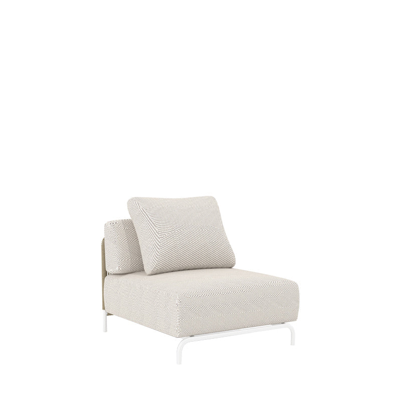 Hawaii Middle Sofa - White