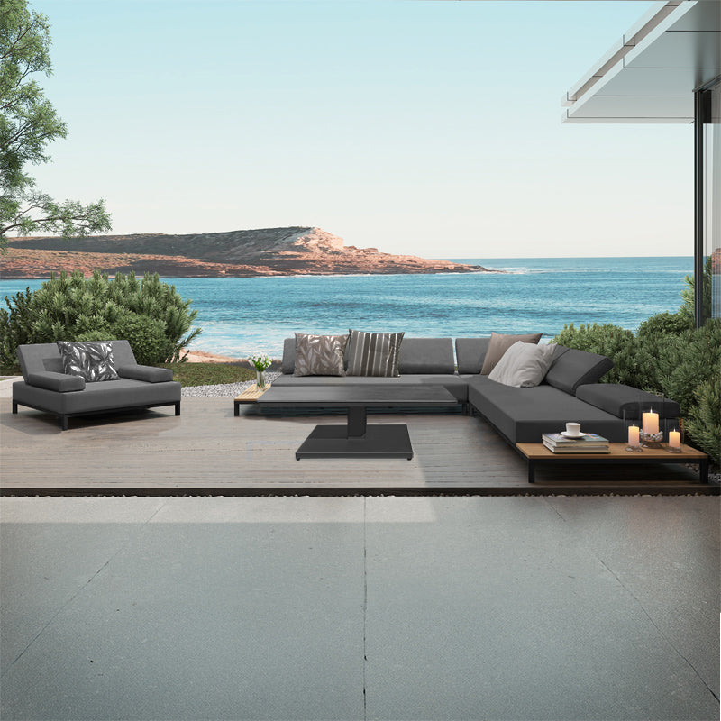 Motion 5 Seater Sofa Set - Charcoal
