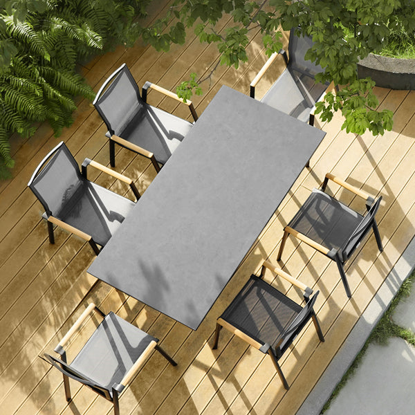 Aspen & Phoenix 6 Seater Dining Set - 200cm Table