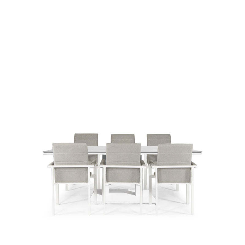 Arabian & Phoenix 6 Seater Dining Set - 200cm Table