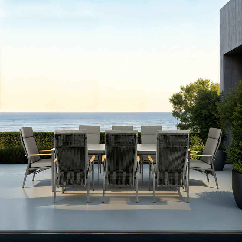 Gravity & Apollo 8 Seater Dining Set - 240cm Table