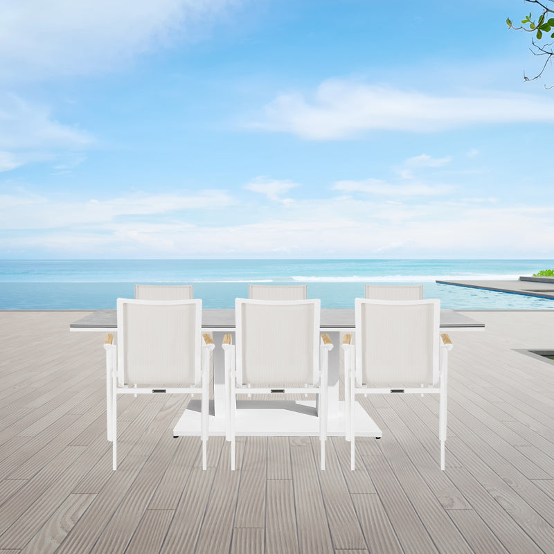 Aspen & Phoenix 6 Seater Dining Set - 200cm Table