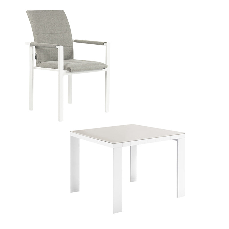 Arabian & Cambusa 4 Seater Dining Set - 100cm Table