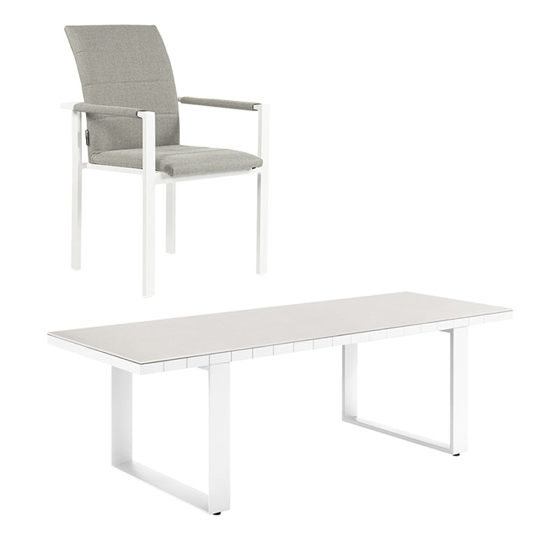 Arabian & Cambusa 6 Seater Dining Set - 240cm Table