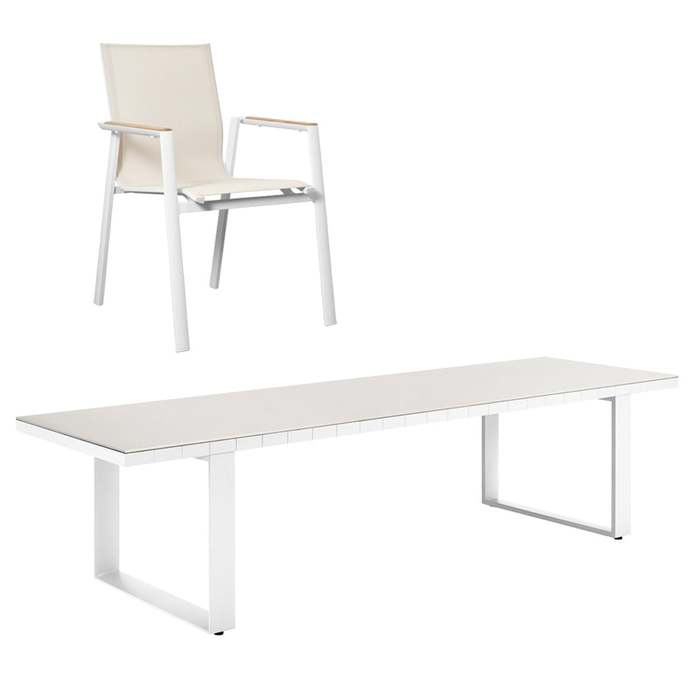 Aspen & Cambusa 8 Seater Dining Set - 310cm Table