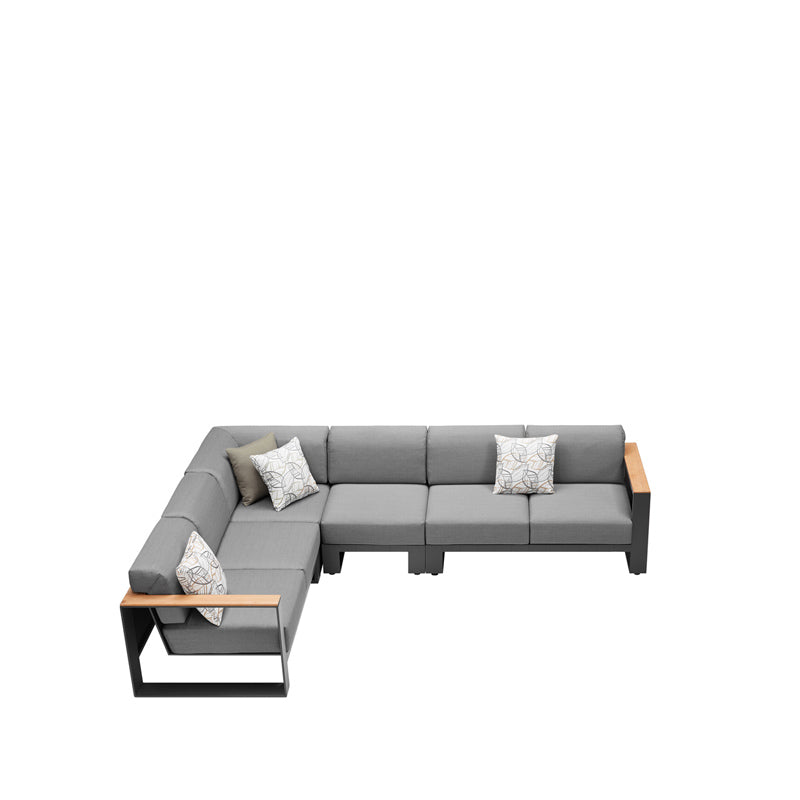 Cambusa 6 Seat Corner Sofa Set