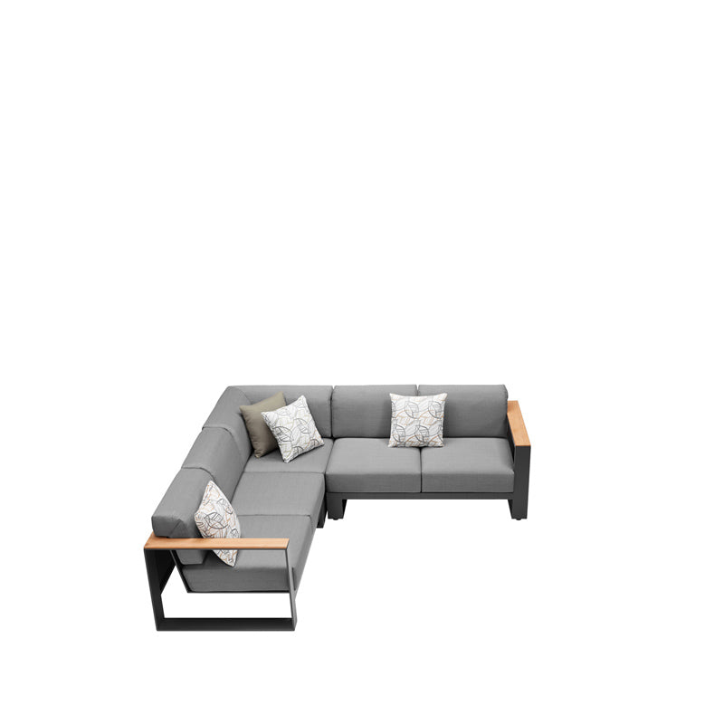Cambusa 5 Seat Corner Sofa Set