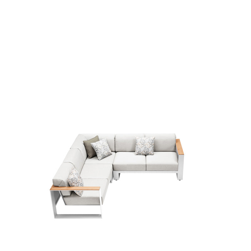 Cambusa 5 Seat Corner Sofa Set