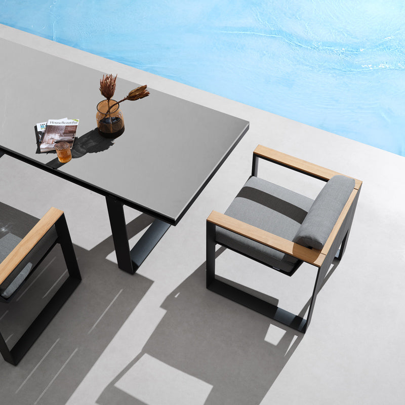 Cambusa 4 Seater Dining Set - 100cm Table