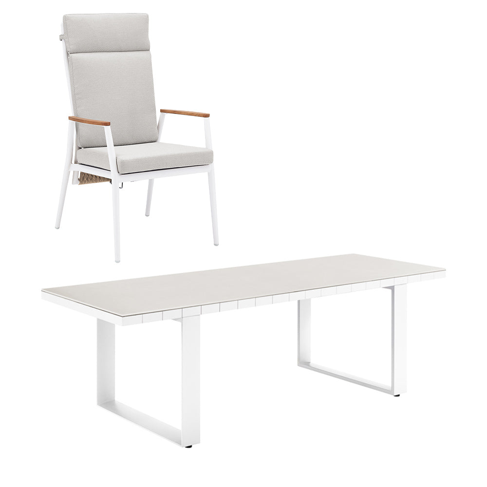 Gravity & Cambusa 6 Seater Dining Set - 240cm Table