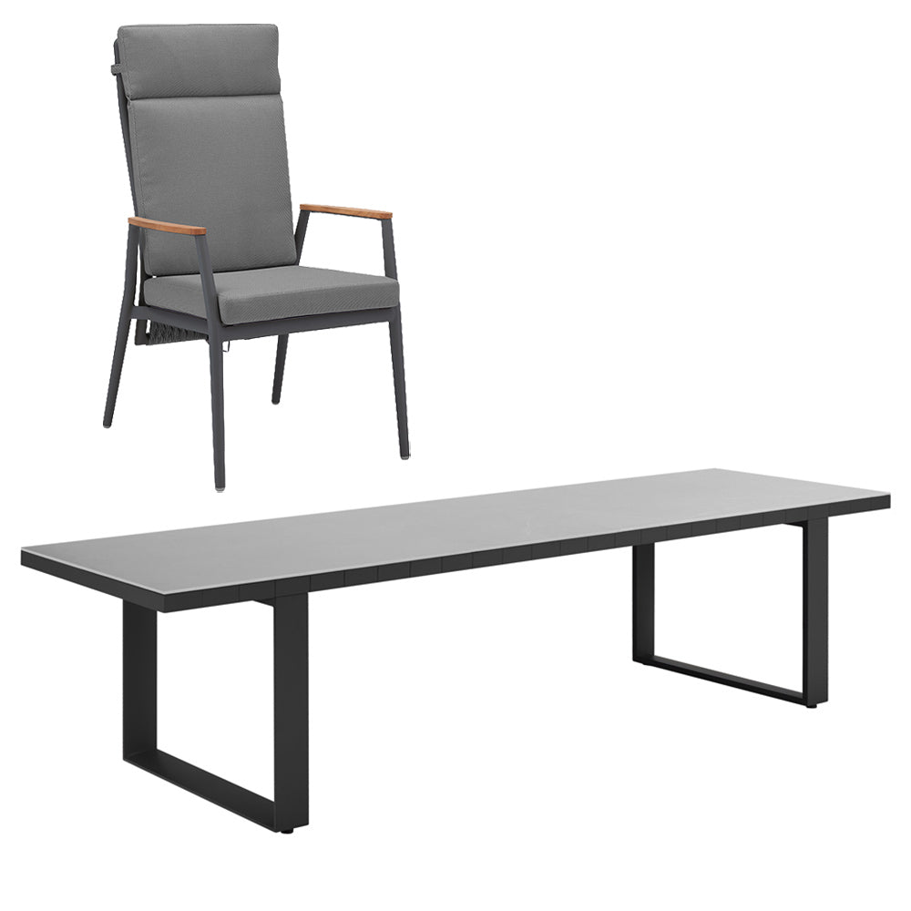 Gravity & Cambusa 8 Seater Dining Set - 310cm Table