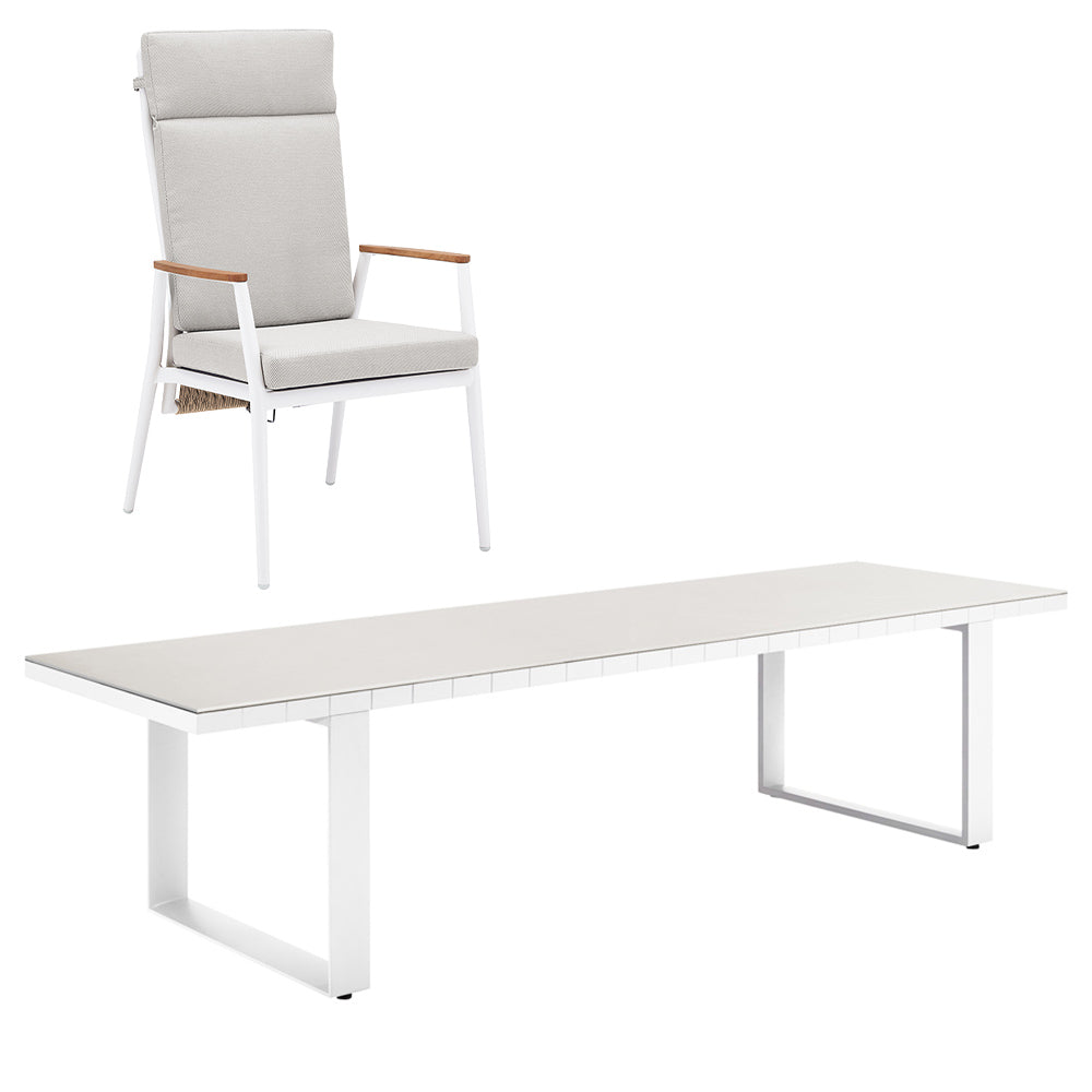 Gravity & Cambusa 8 Seater Dining Set - 310cm Table