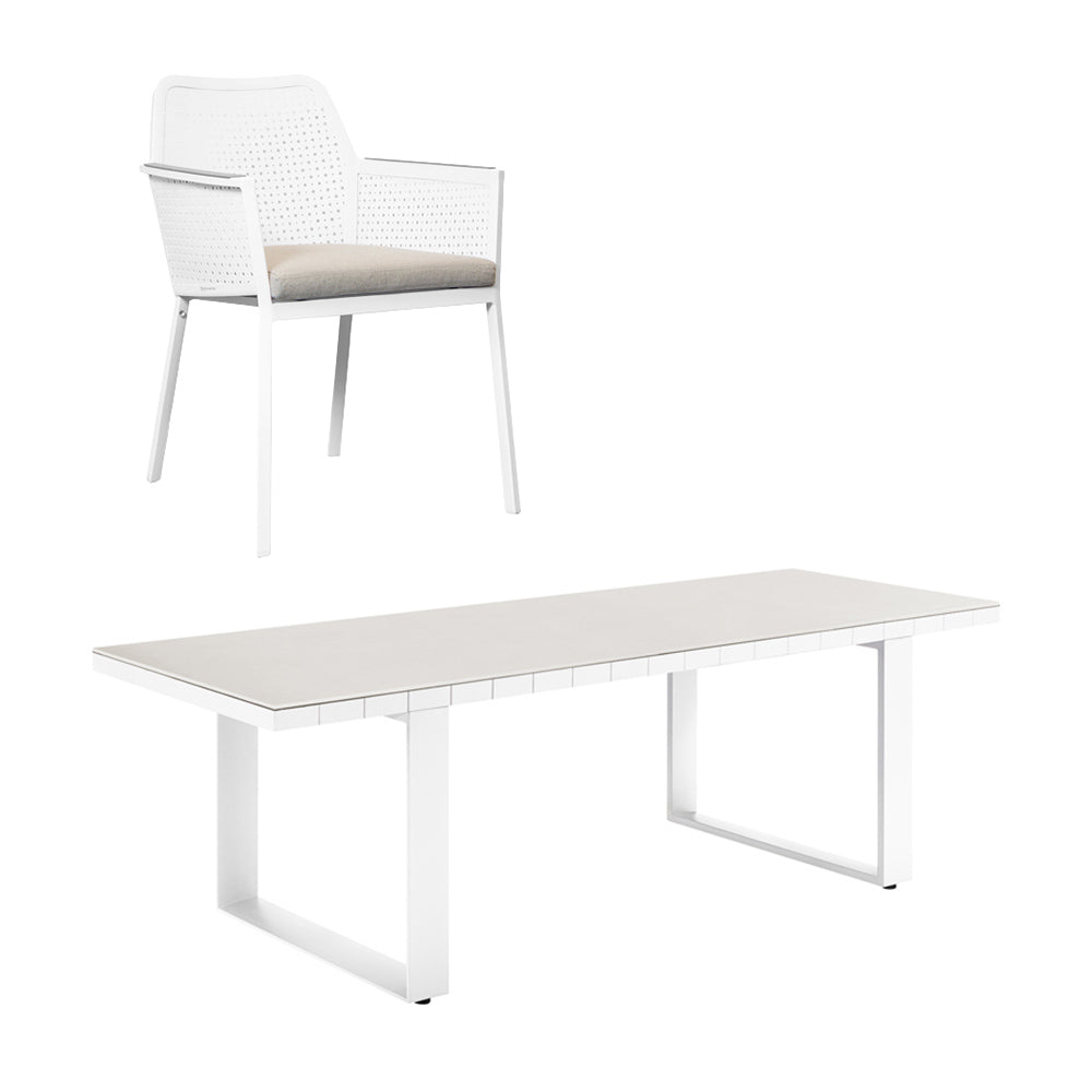 Matrix & Cambusa 6 Seater Dining Set - 240cm Table