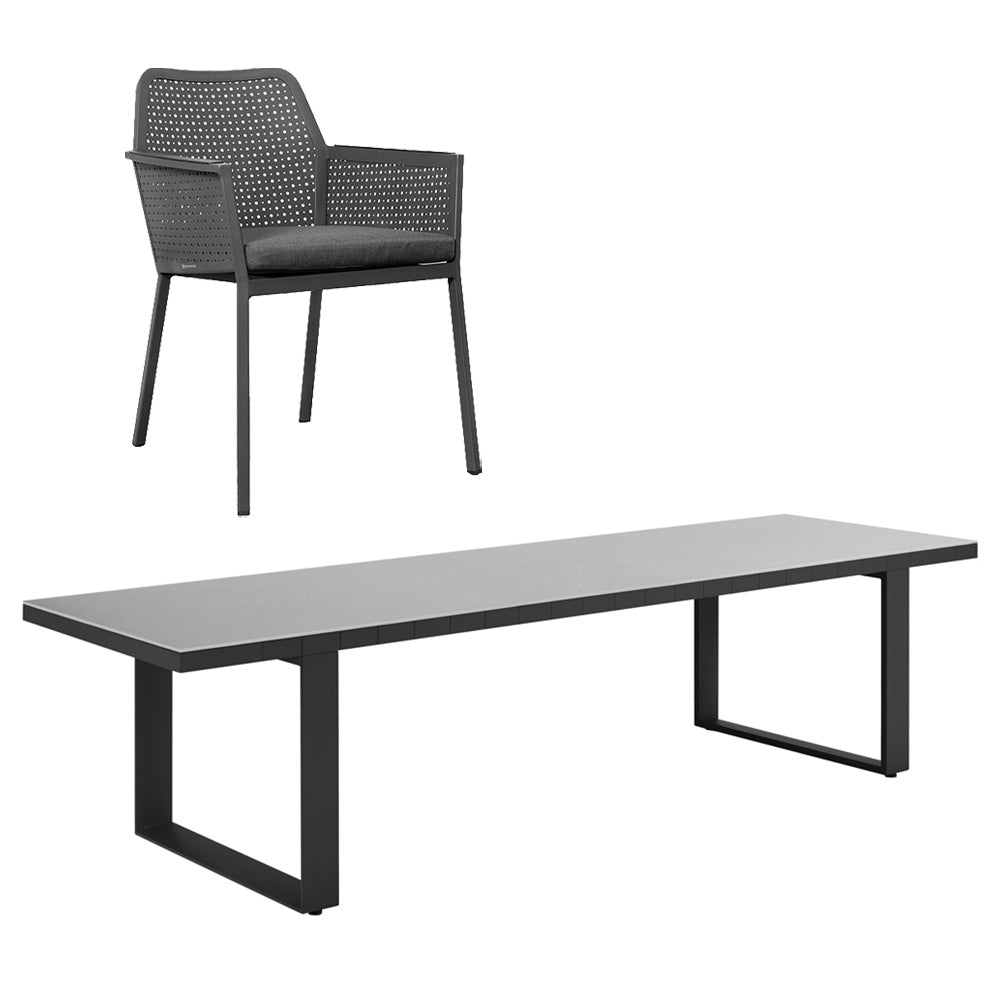 Matrix & Cambusa 8 Seater Dining Set - 310cm Table
