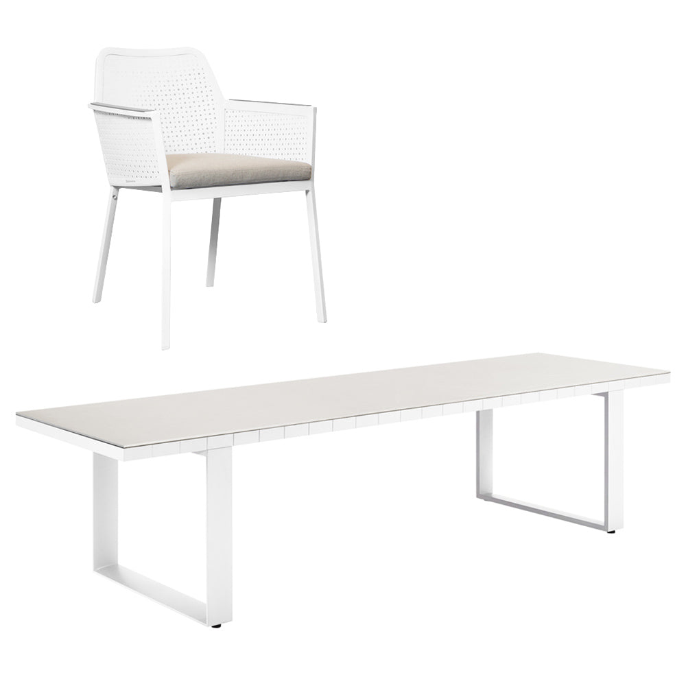 Matrix & Cambusa 8 Seater Dining Set - 310cm Table