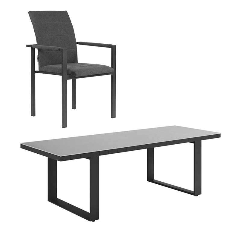Arabian & Cambusa 6 Seater Dining Set - 240cm Table