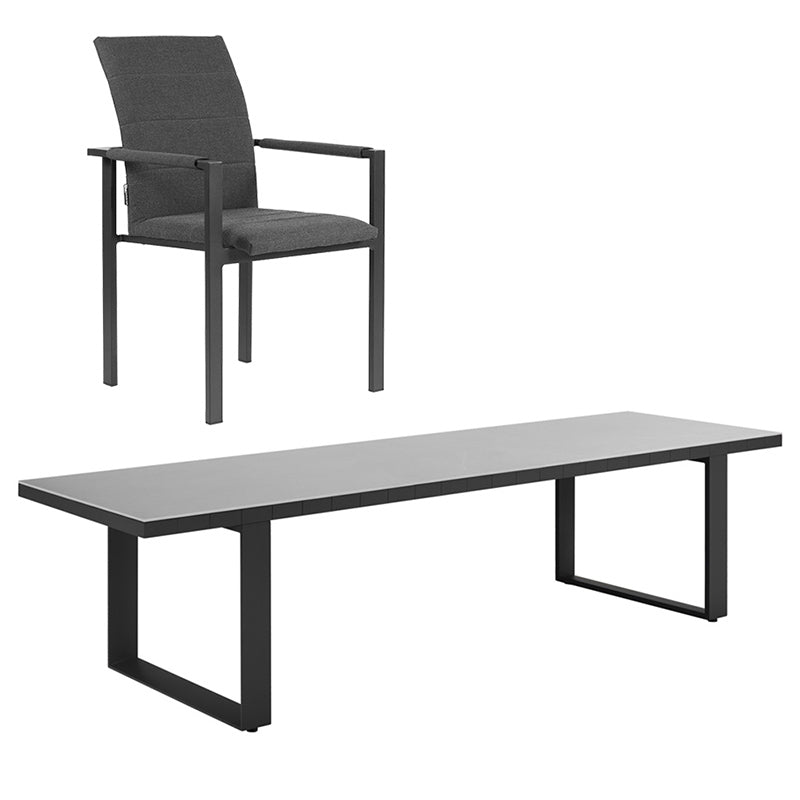 Arabian & Cambusa 8 Seater Dining Set - 310cm Table