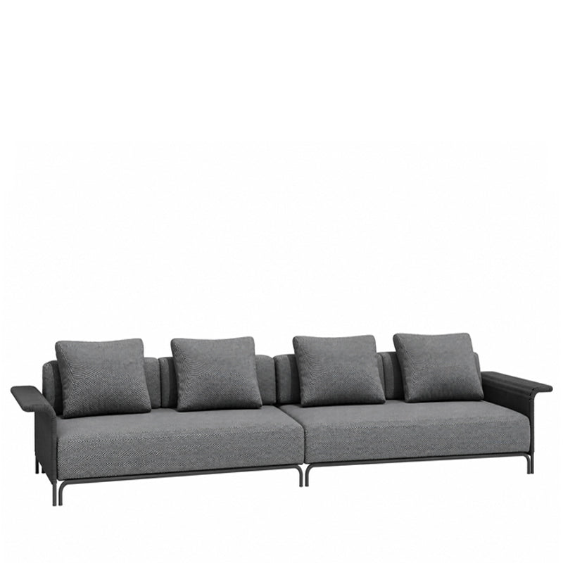 Hawaii 4 Seater Sofa Set - Charcoal