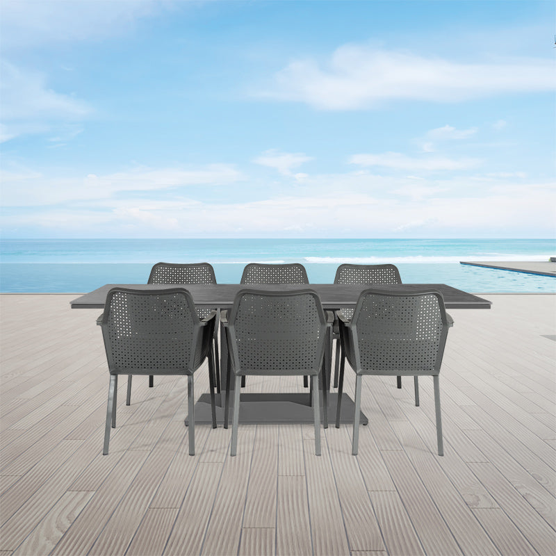Matrix & Phoenix 6 Seater Dining Set - 200cm Table