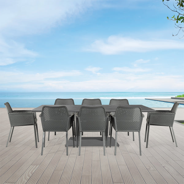 Matrix & Phoenix 8 Seater Dining Set - 200cm Table