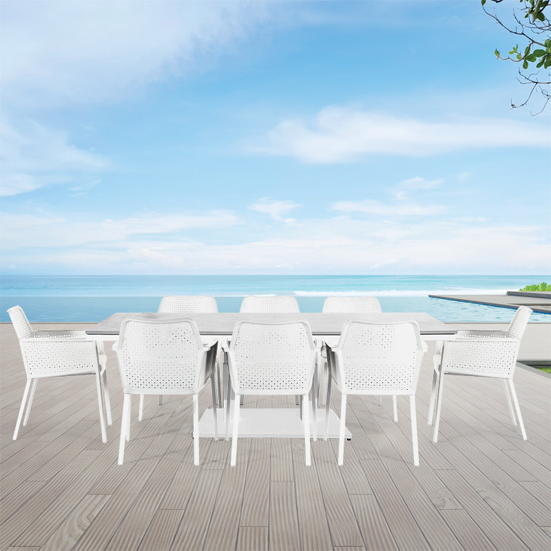 Matrix & Phoenix 8 Seater Dining Set - 200cm Table