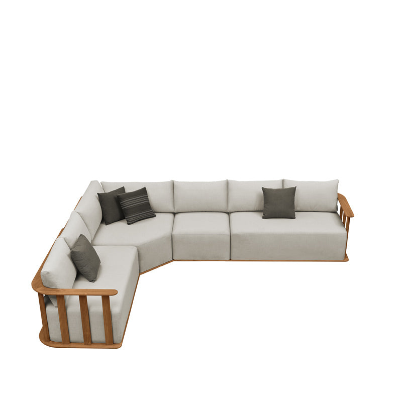 Pallisad 6 Seater Corner Sofa Set