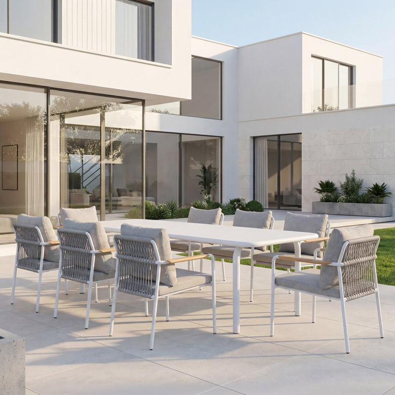 Patio 8 Seater Dining Set - 280cm Table