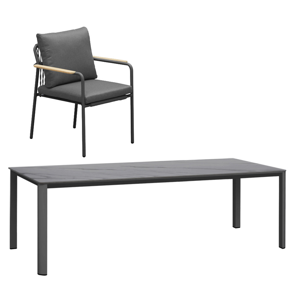 Patio & Apollo 6 Seater Dining Set - 240cm Table