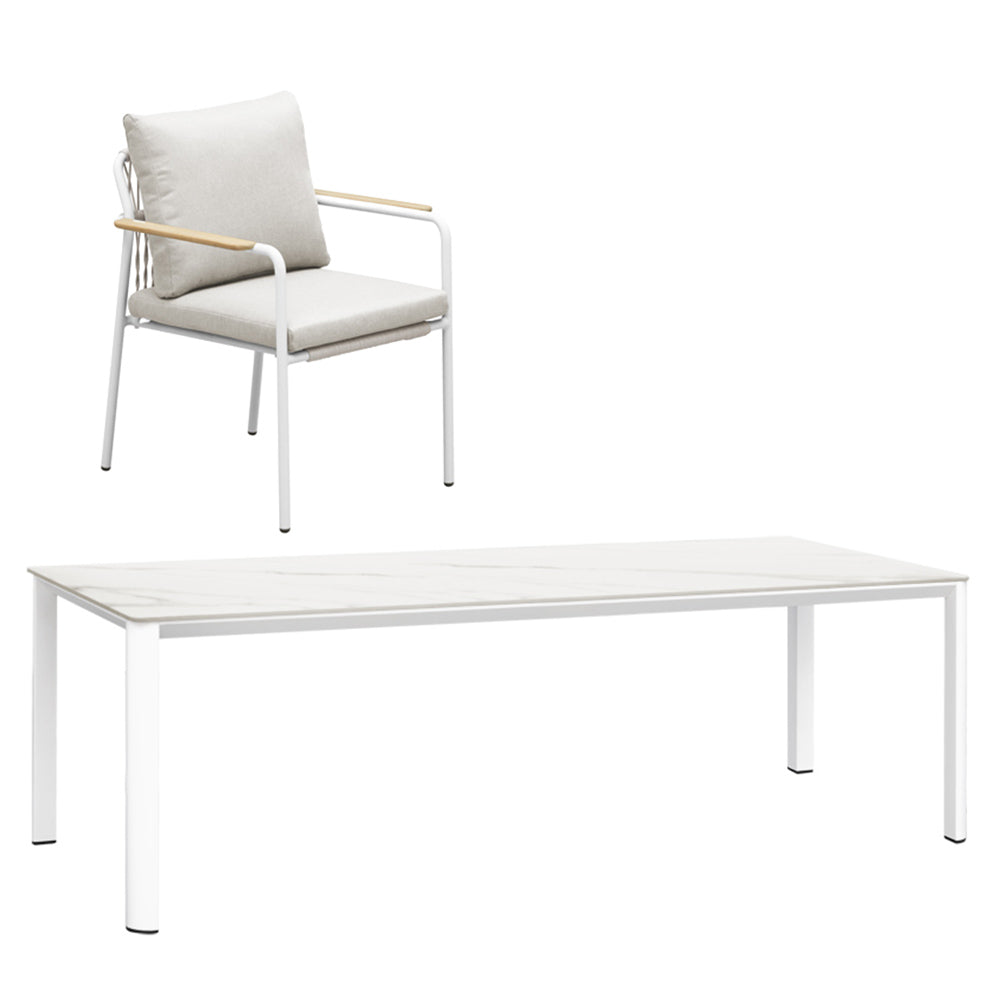 Patio & Apollo 6 Seater Dining Set - 240cm Table