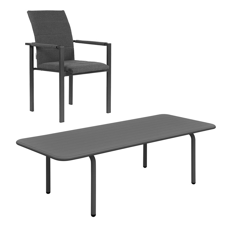 Arabian & Patio 6 Seater Dining Set - 200cm Table