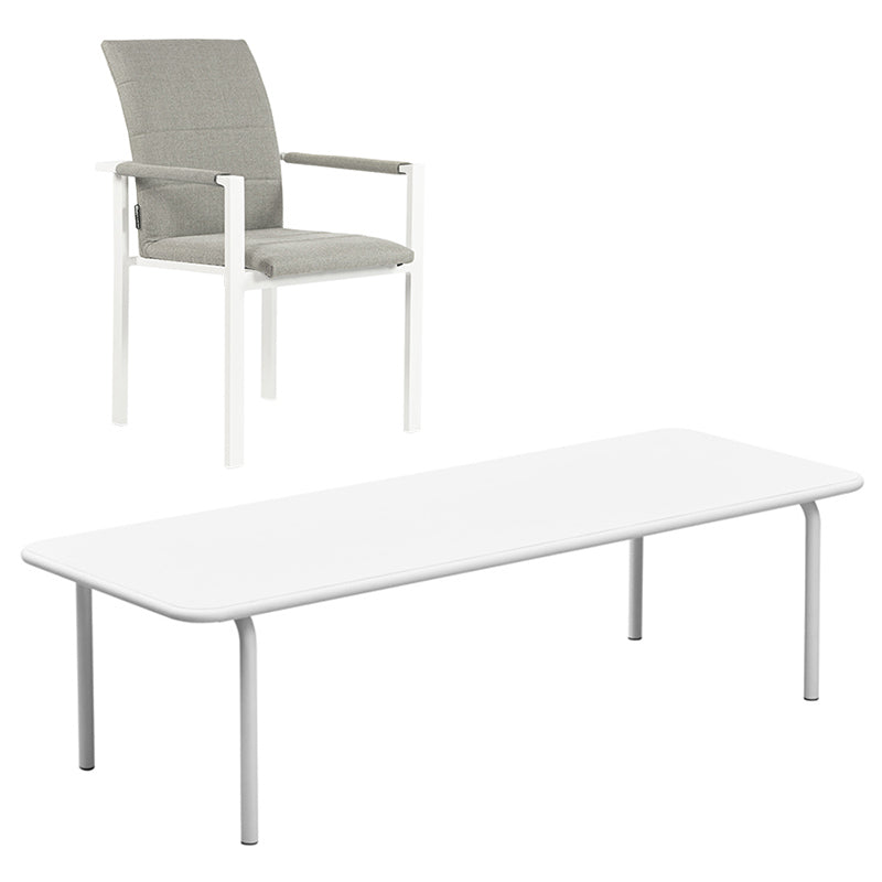 Arabian & Patio 8 Seater Dining Set - 280cm Table