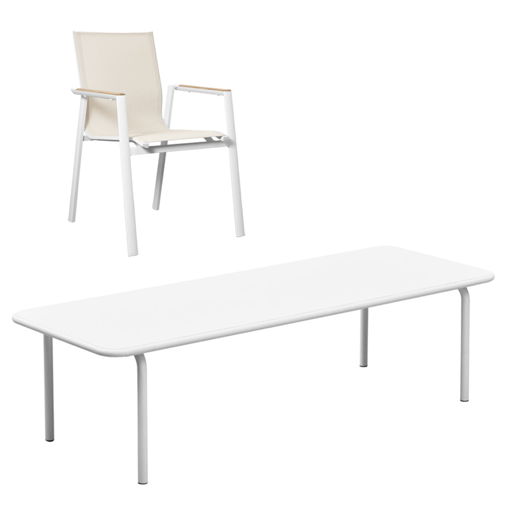 Aspen & Patio 8 Seater Dining Set - 280cm Table