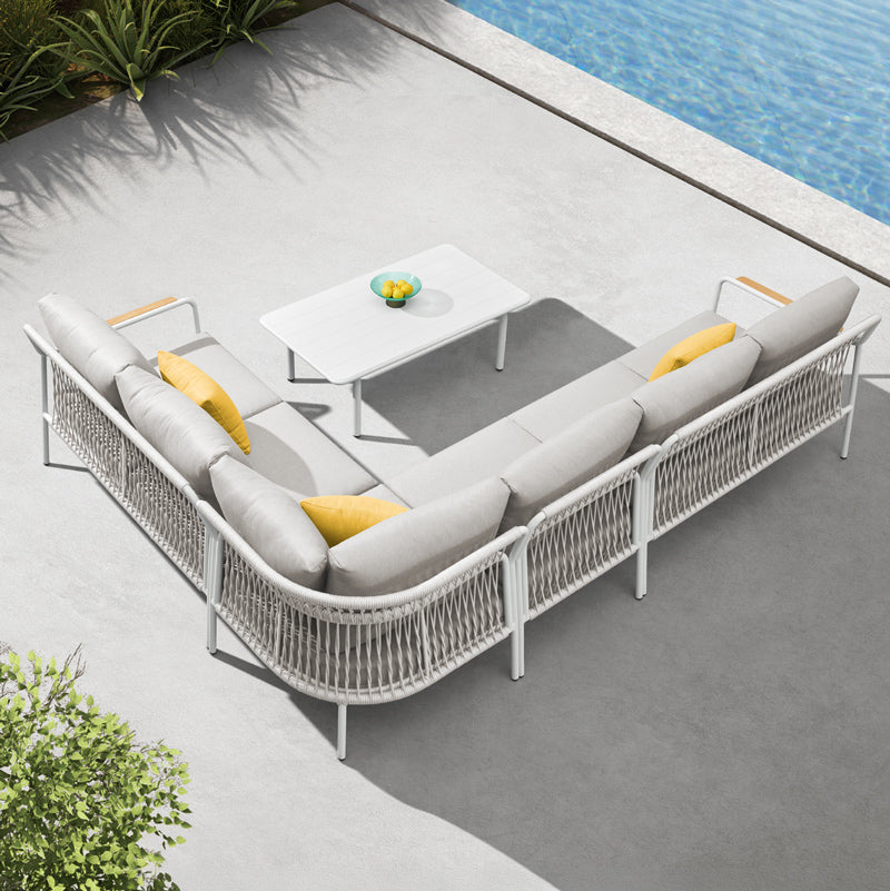 Patio 7 Seater Corner Sofa Set