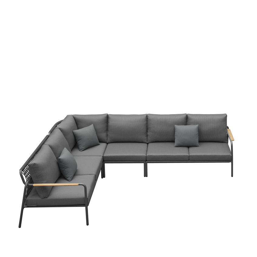 Patio 6 Seater Corner Sofa Set