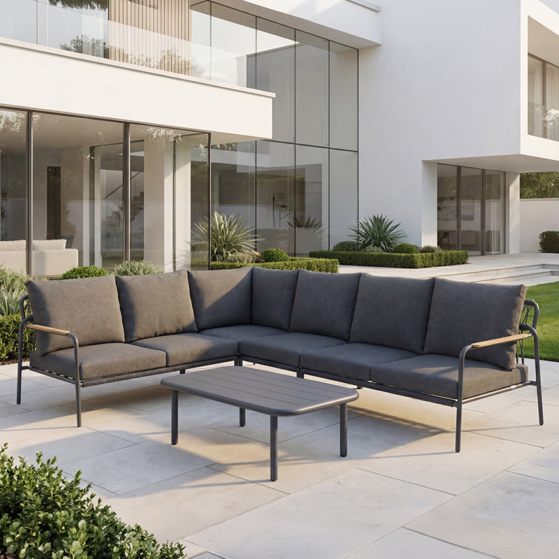 Patio 5 Seater Corner Sofa Set