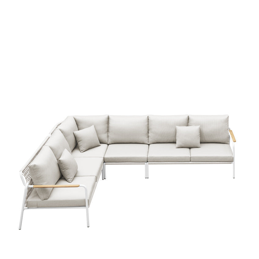 Patio 6 Seater Corner Sofa Set