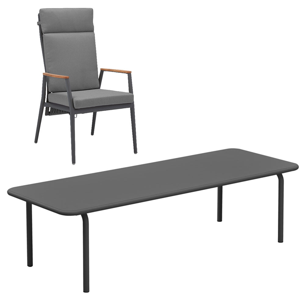 Gravity & Patio 8 Seater Dining Set - 280cm Table