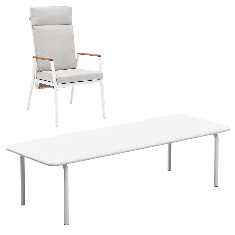 Gravity & Patio 8 Seater Dining Set - 280cm Table