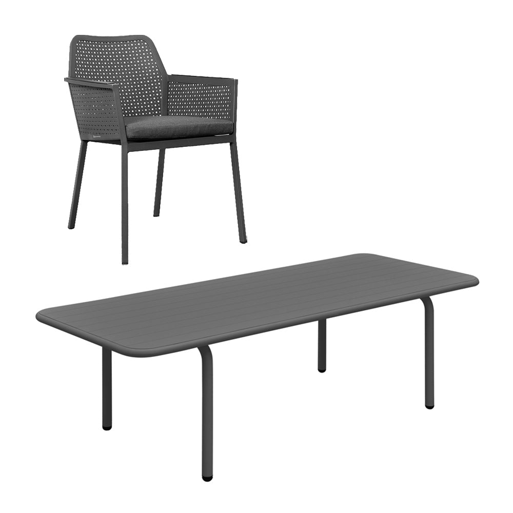 Matrix & Patio 6 Seater Dining Set - 200cm Table
