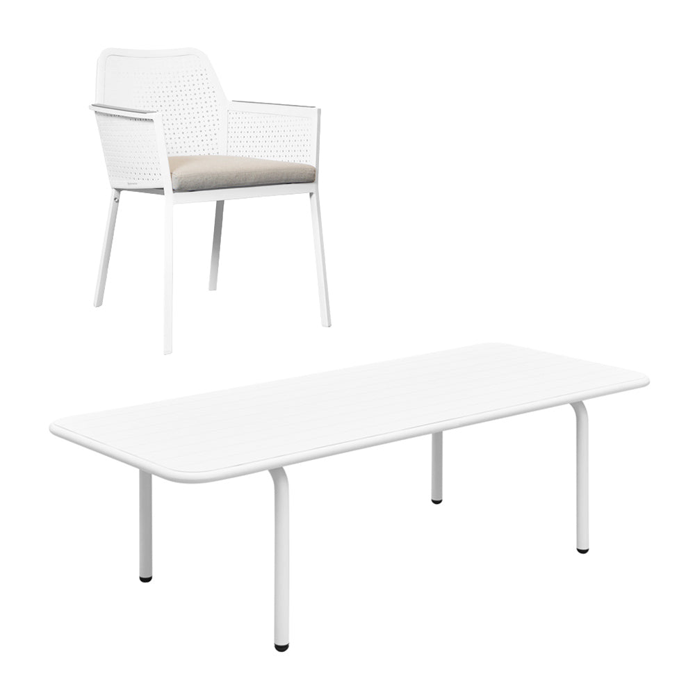 Matrix & Patio 6 Seater Dining Set - 200cm Table