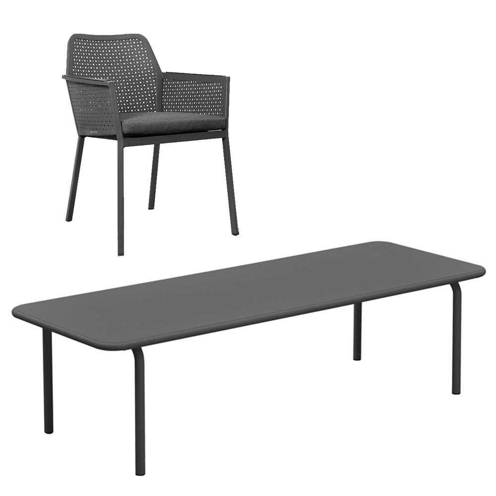Matrix & Patio 8 Seater Dining Set - 280cm Table