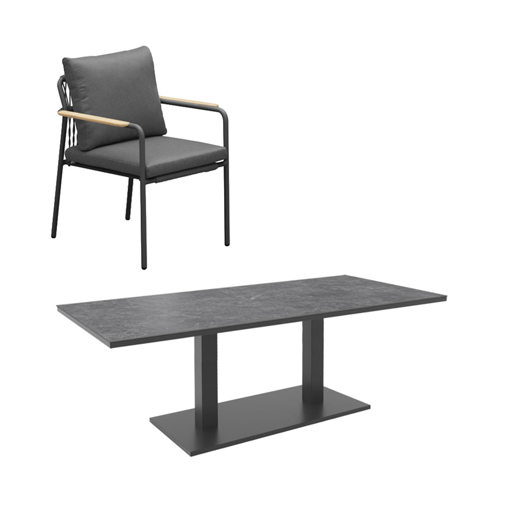 Patio & Phoenix 8 Seater Dining Set - 200cm Table