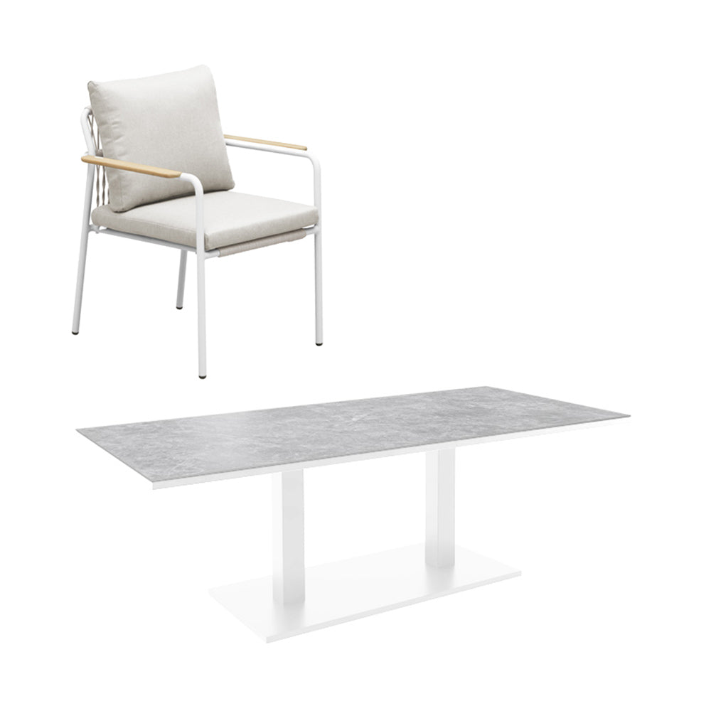 Patio & Phoenix 8 Seater Dining Set - 200cm Table