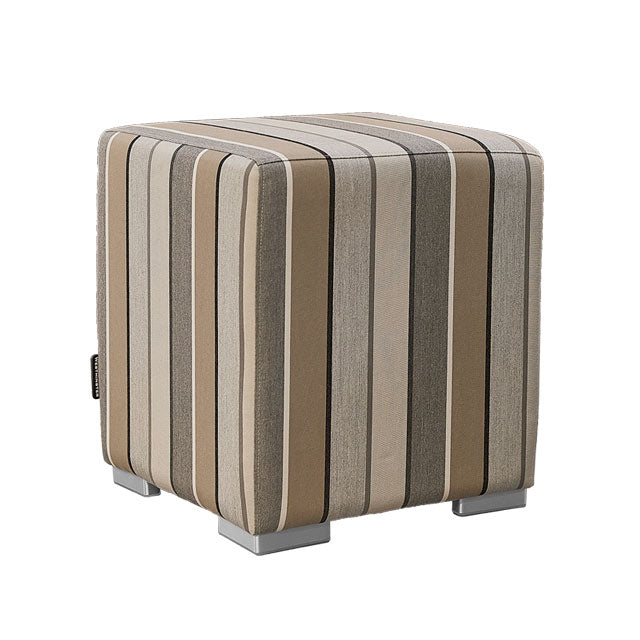 Quilted Pouf - Striped
